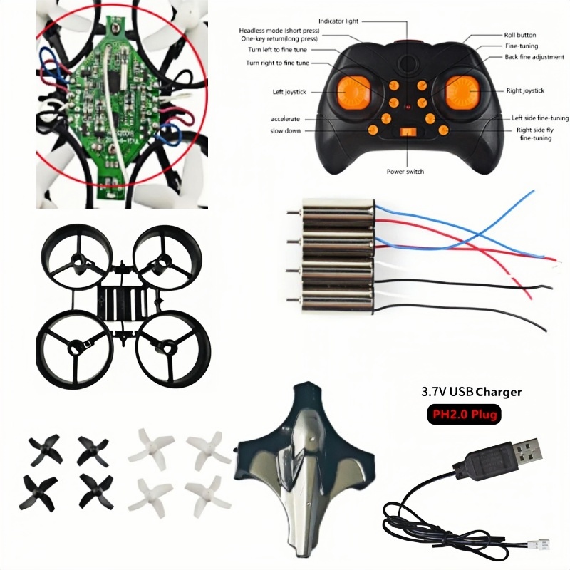 Complete DIY Drone Kit 2.4G 6A - Rc Helicopter Tool Kit recension och pris