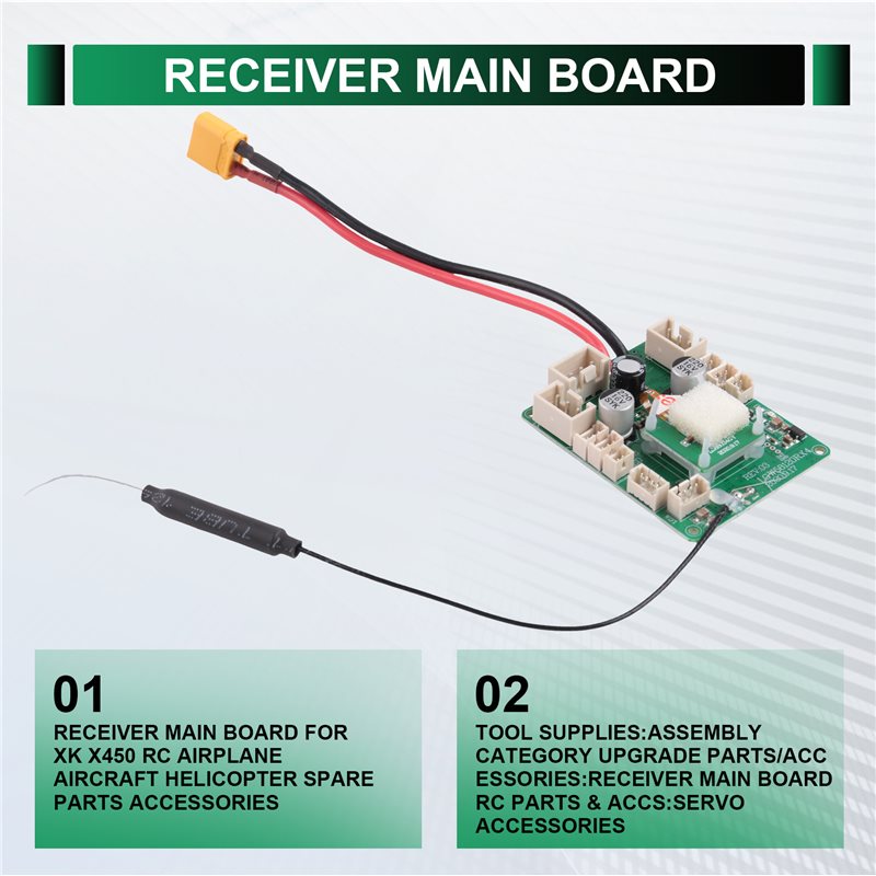 B78B-Receiver Main Board For W - Rc Helicopter Servo recension och pris