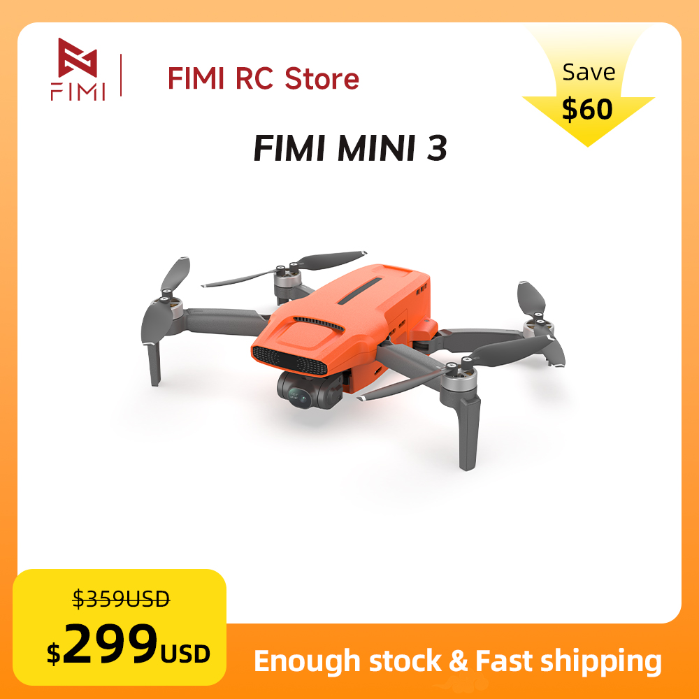 FIMI MINI 3 Camere Drone 4K 60 - Rc Helicopter Case recension och pris