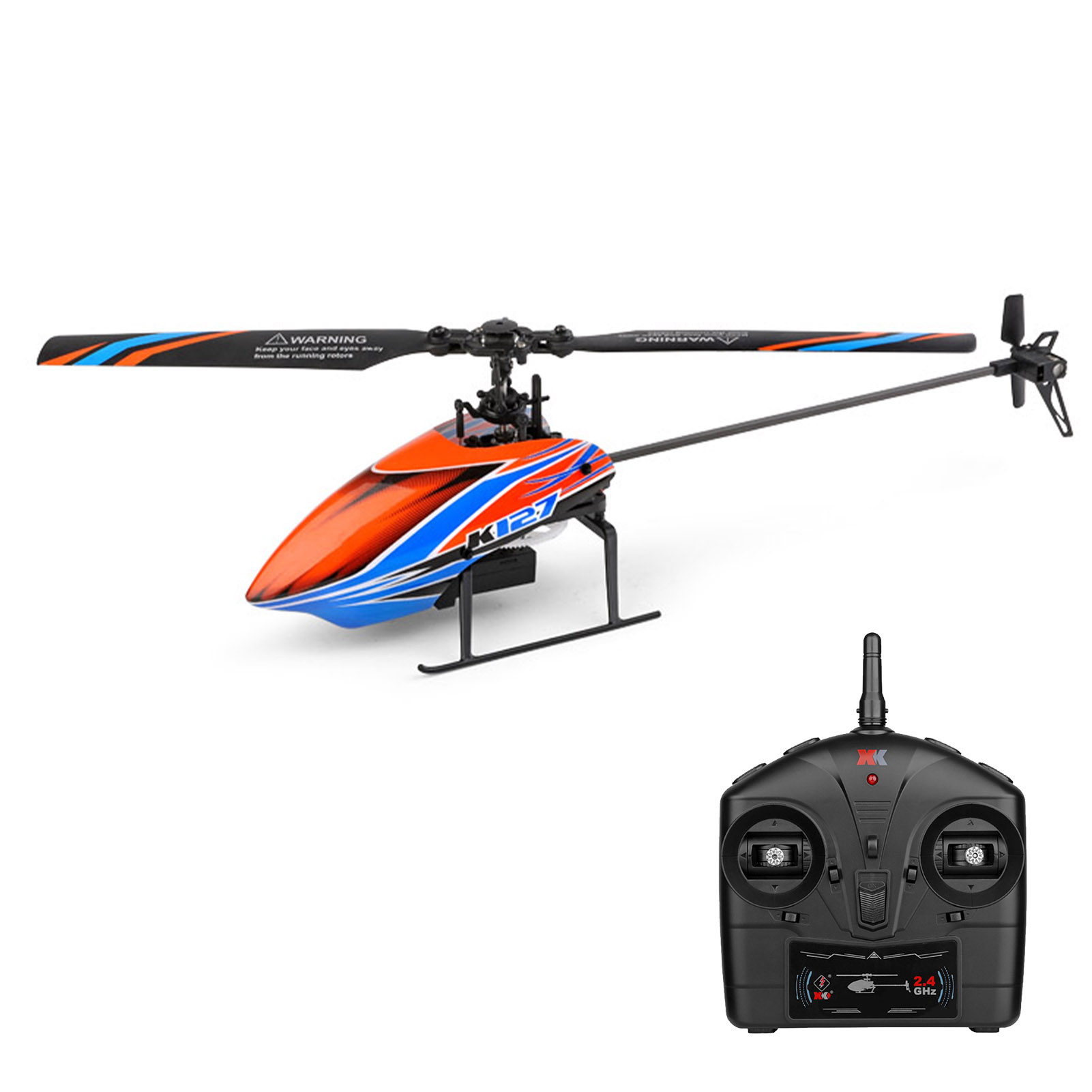 WLtoys XK K127 4CH 6-axis Gyro - Rc Helicopter Blade recension och pris